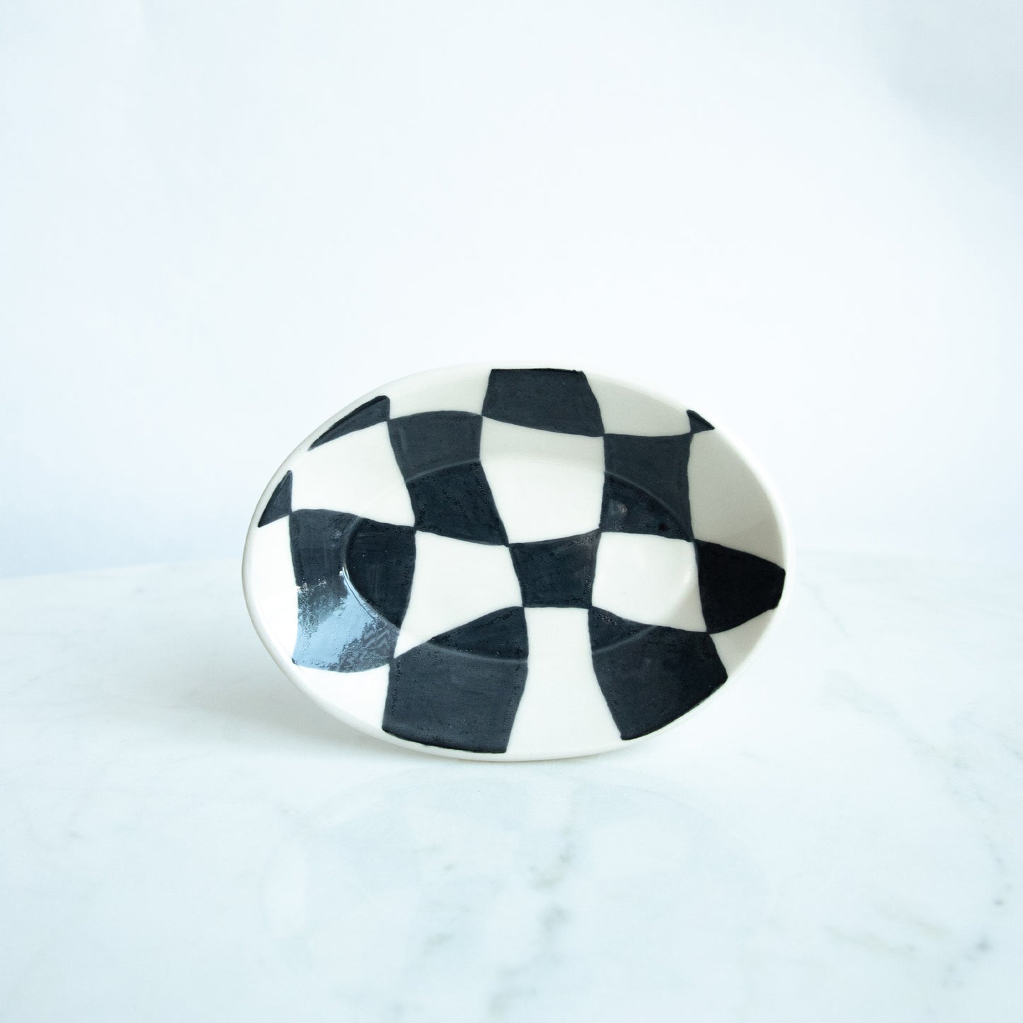 Schaaltje zwarte grid