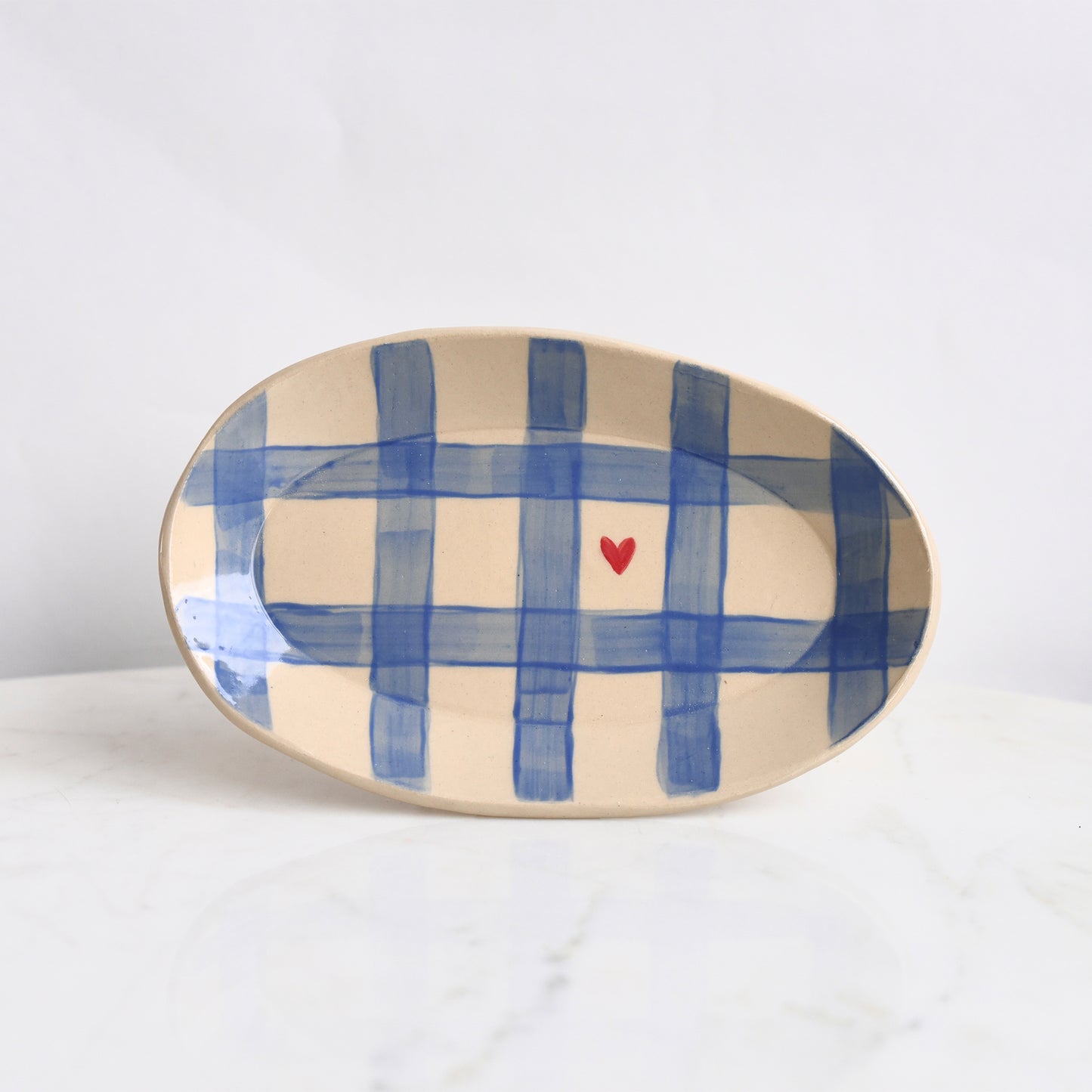 Schaaltje blauwe ruit