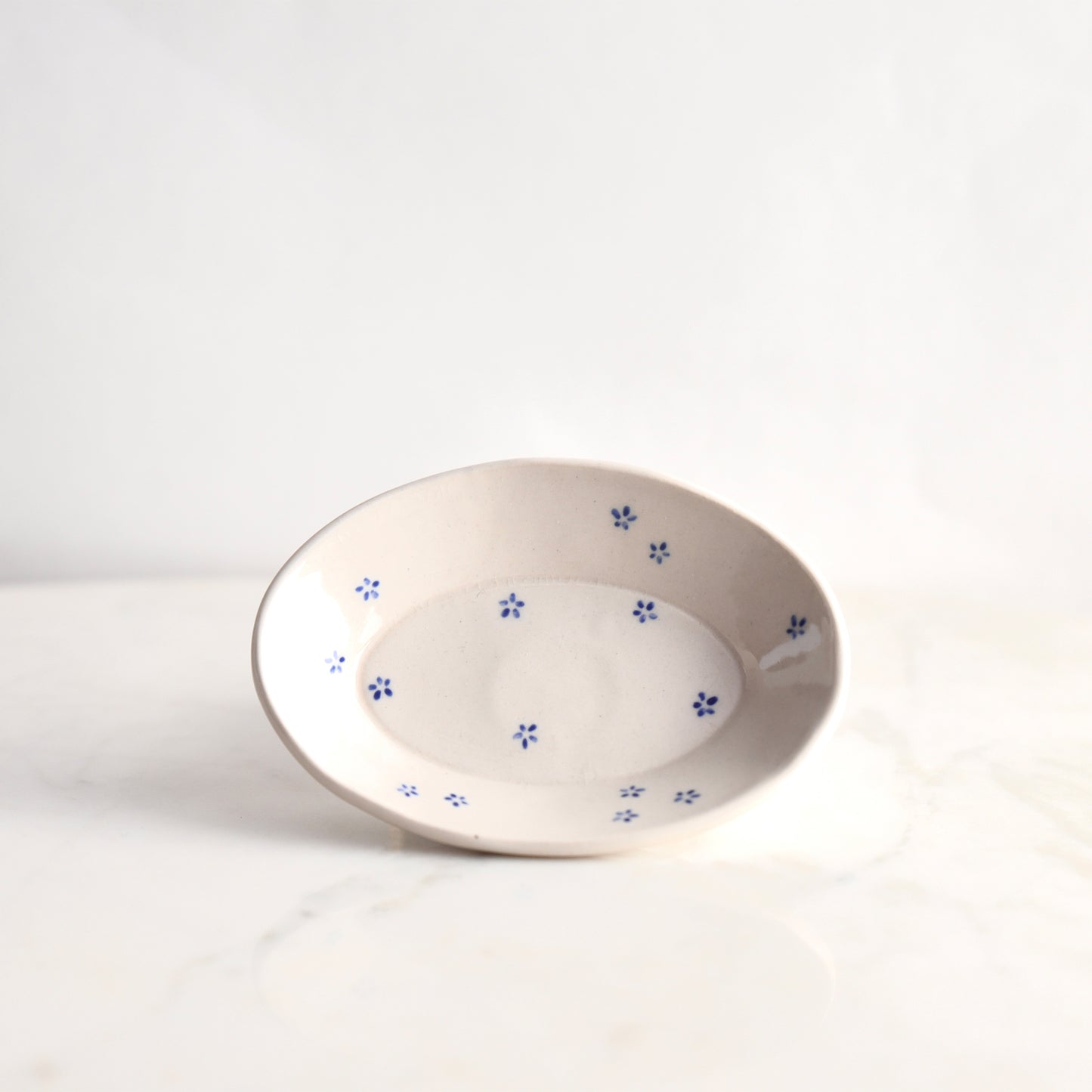 Klein schaaltje bloemetjes